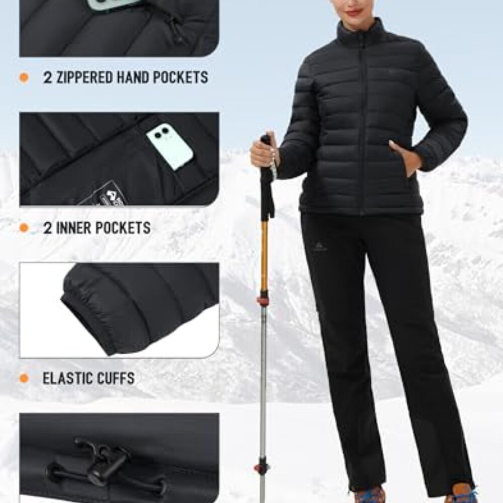 Packable Puffer Jacket Lightweight Quilted Coat W… - image 7